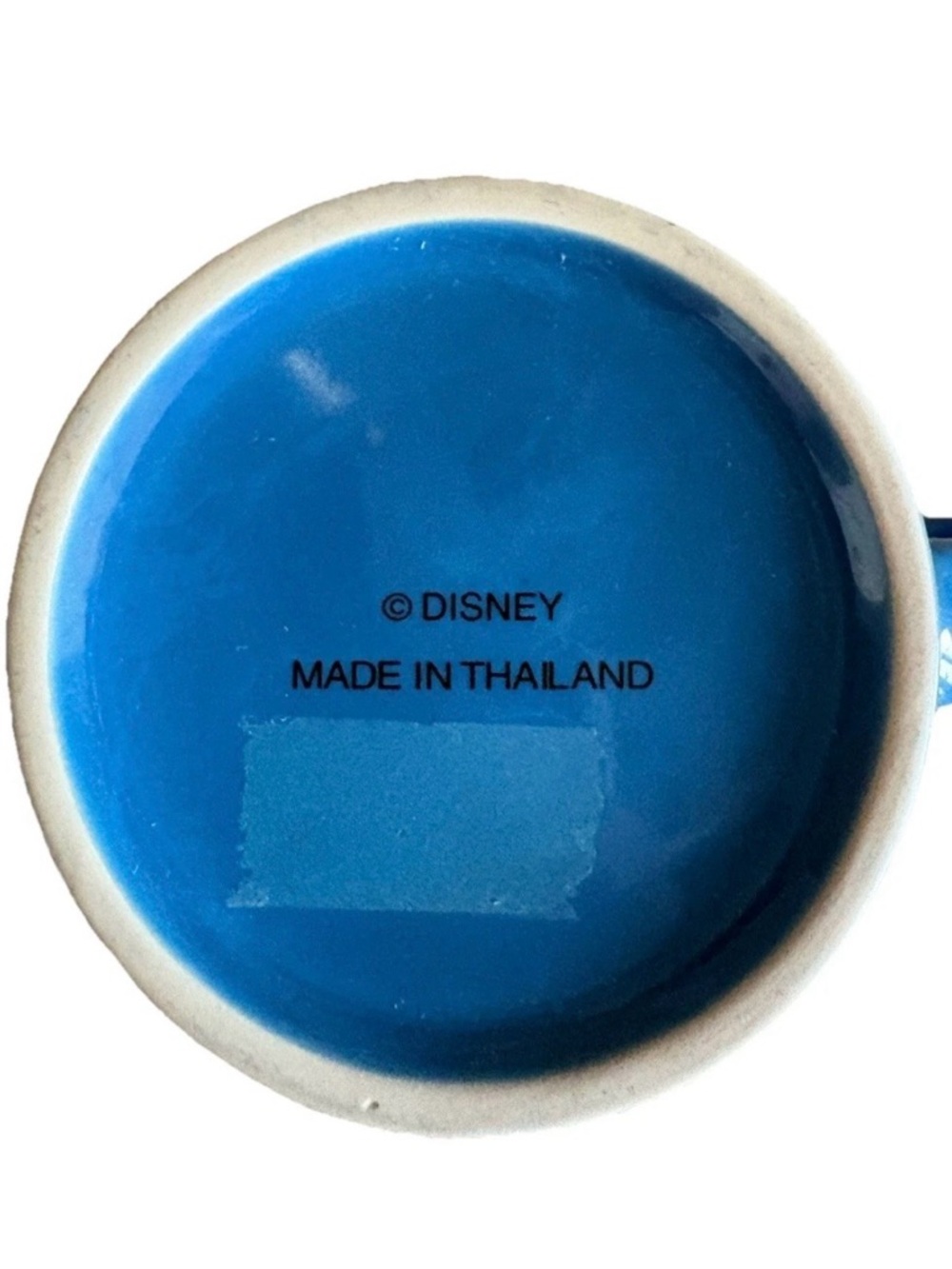 Disneyland 3D Sleeping Beauty Castle Tinker Bell Blue Coffee Mug Cup Vintage - Picture 11 of 12